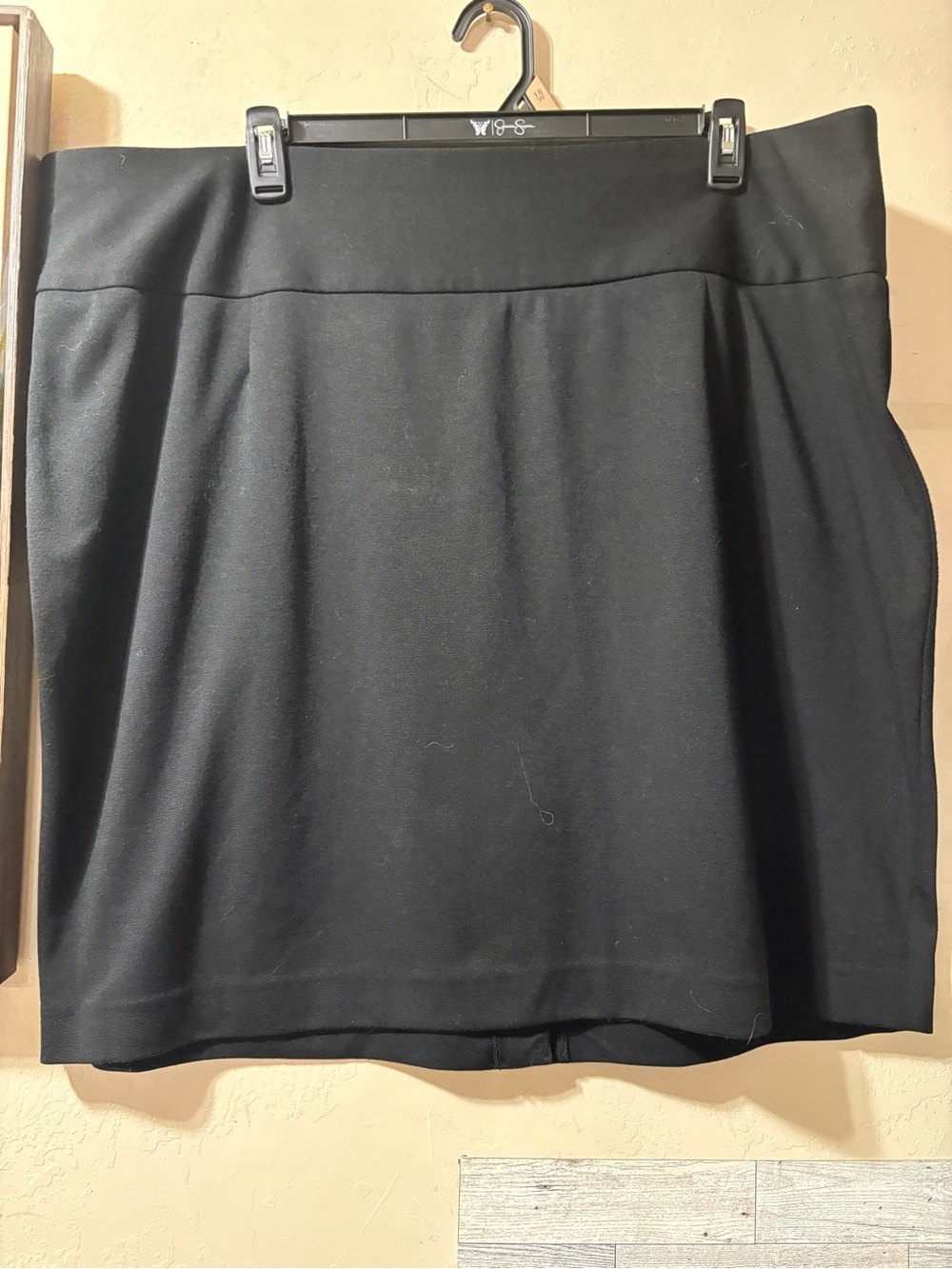 Lane Bryant Black Pencil Skirt with Wide Waistband
